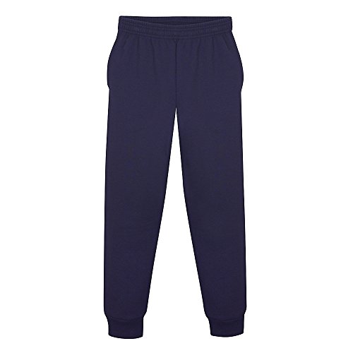 Hanes Boys EcoSmart Jogger Sweatpants w Pockets (OD089) -Navy -M