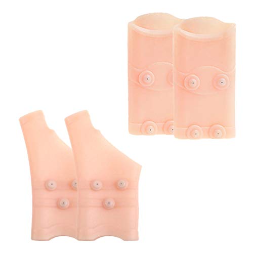 ARTIBETTER 2 Pares de Gel de Pulso de Apoio de Polegar Cintas MagnÃ©ticas de ProteÃ§Ã£o de Tornozelo