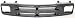 Evan-Fischer EVA17772010897 Grille Assembly Grill Plastic shell and insert Black With headlight holes