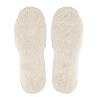 Sheepskin & Lambswool Blended Insoles for Flats, Boots & Sneakers – Ultra Soft, Durable & Fluffy All-Day Comfort, Kids to Adult Sizes Men, Women, Unisex (UK 13 Kid | EU 33)