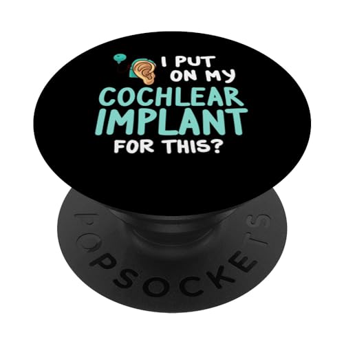 The Future of Cochlear Implants: Innovations and Breakthroughs 4 Cochlear Implant Heairing Aid Sound Device PopSockets Standard PopGrip