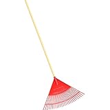 corona clipper rk 25024 24 -Inch, Poly Rake, Wood Handle
