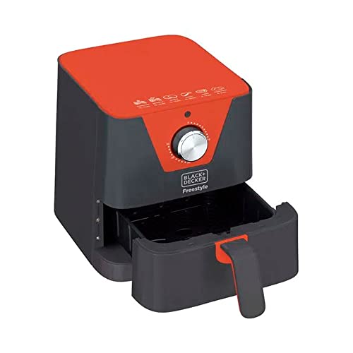 Black Decker Air Fryer, Fritadeira Elétrica Freestyle, sem Óleo, com Capacidade de 1,5L Modelo AFM2,