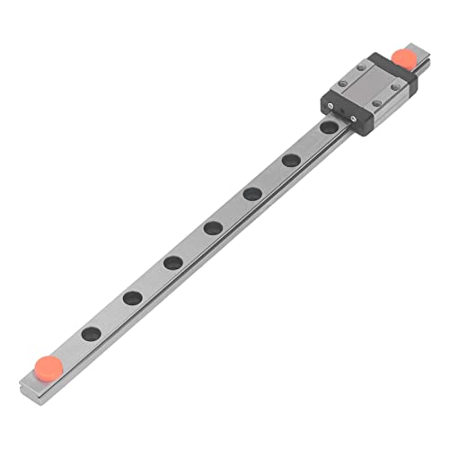 QANYEGN MGN9C Linear Guide Rail, Miniature Linear Rail, Length Miniature Linear Sliding Guideway, Slide Guide Suitable for Miniaturized Equipment (200mm)
