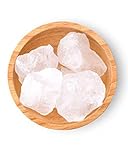 AnNafi® Alum Stone Block | White Alum Crystal Rock | Phitkari Crystal Stone of Alumbre | Natural Piedra de Alumbre Alum Stone | Shaving Stone Chunks | Tawas Stone Antiperspirant | Natural Deodorant Organic Men 250 Grams (9 OZ)