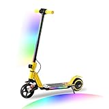 Caractéristiques de sécurité améliorées : cette trottinette électrique est équipée d'un mécanisme de démarrage progressif qui ne s'active que lorsque la trottinette atteint 3 km/h, évitant les accélérations soudaines ou accidentelles. Il dispose également d'un double système de freinage combinant des freins électroniques et un frein à pied arrière, assurant une puissance d'arrêt maximale et une sécurité accrue pour les jeunes conducteurs.