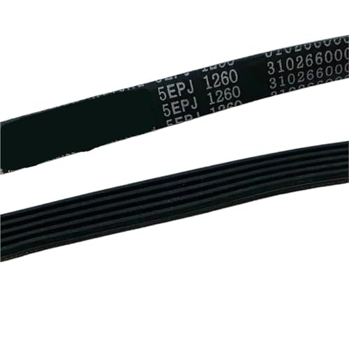 YHNNH Adecuado For TCL, Compatible con La Correa del Motor De La Lavadora De Tambor 5PJ1260, 5EPJ1260, V12527, Correa Transportadora 3102660001