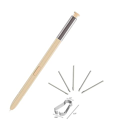 SLAUNT Galaxy Note 8 Stylus Pen Replacement Stylus Touch S-Pen Compatible with Samsung Galaxy Note 8 N950 S Pen and Tips Nibs Tweezer (Gold)