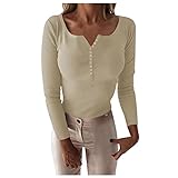 Damen T-Shirts Sommer, Baumwolle Pullover Longsleeves Sweatshirts Alternative Bekleidung Klamotten Teenager Mädchen Kawaii Kleidung Uv-Schutz Shirt