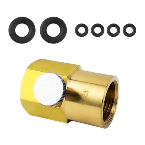 FewNvWa Kit di Collegamento Adattatore per Ricarica Bombola CO2 per Stazione di Ricarica TR21-4 Connettore per Bombola Accessorio in Ottone Sostituibile Adatt, Tr21 4 a Cga320