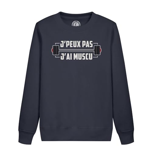Sweat enfant j'peux pas j'ai muscu idéal pour la salle de sport