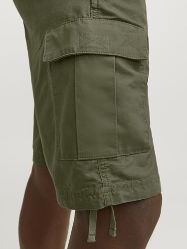 JACK & JONES Herren Jpstcole Barkley Jjcargo Shorts Sn Cargoshorts 12248685,Olive Night,XL 5