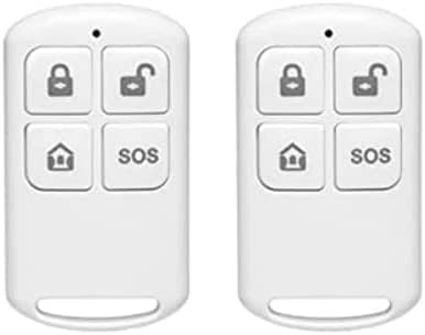 Controles remotos para kits de alarma de seguridad para el hogar, controles remotos inalámbricos (2 piezas)