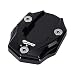 pour Y&amaha FJR1300 FJR 1300 2001-2019 Plaque De Support Latérale du Coussin De La Merde De Moto en Béquilles pour Moto (Color : Black)