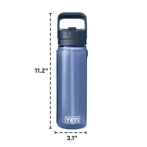 Image of YETI Yonder 750 ml /25 oz Water Bottle with Yonder Straw Cap, Cherry Blossom