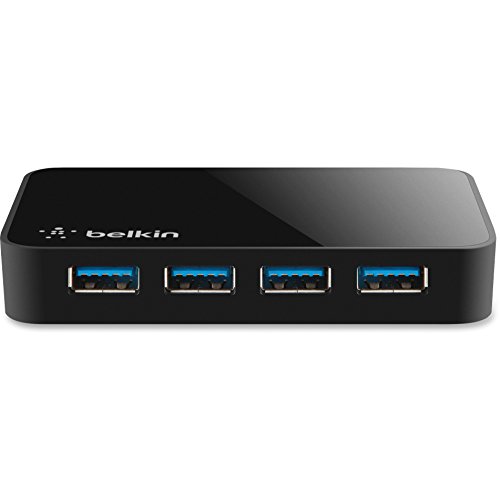 Belkin F4U058Tt Superspeed Usb 3.0 4-Port Hub Black #TOP15