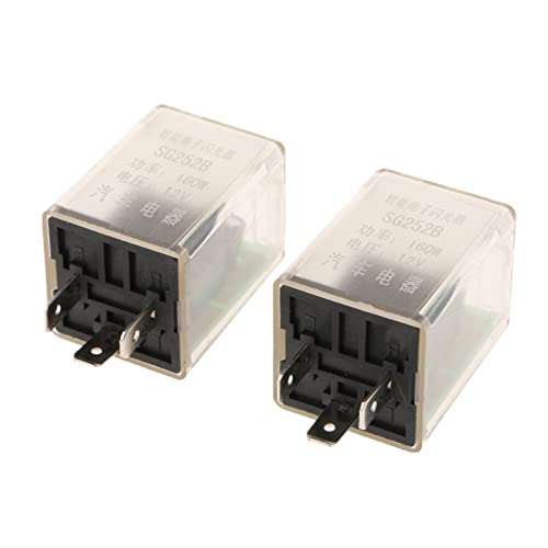 Relé intermitente LED de 3 pines y 12V para luces intermitentes de coche