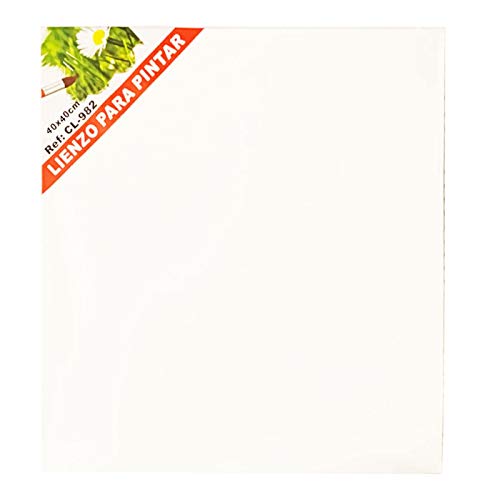 Chidu Lienzo Blanco para Pintar 40 x 40 X 1.5 cm