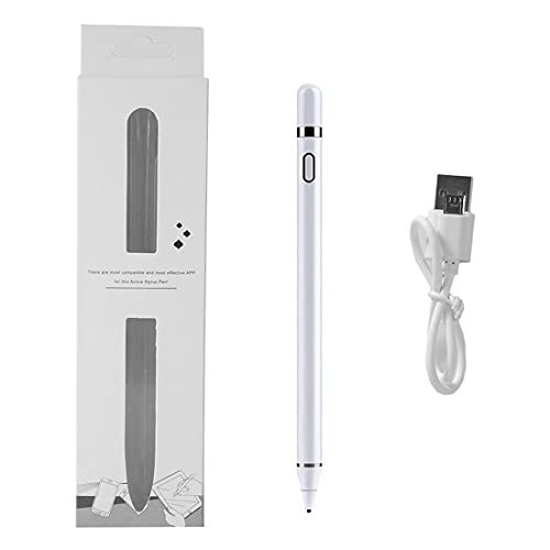 Universal Active Stylus Touch Pen,High Precision and Sensitivity Capacitive Stylus Compatible with iOS,Android,iPad,Samsung,Tablet Touchscreen Device(No Bluetooth)