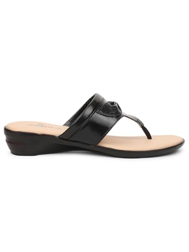 Image of Liberty Senorita AGL-110P Casual Flat Sandal For Women With PVC Sole | Stylish and Comfortable | Durable Summer Footwear for Outdoor Indoor | Lightweight Cushioned Footbed