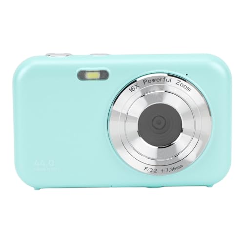 Fotocamera Digitale Compatta HD 1080P 44MP Schermo da 2.4 Pollici Zoom 16X Portatile da Viaggio per Adolescenti Studenti Principianti