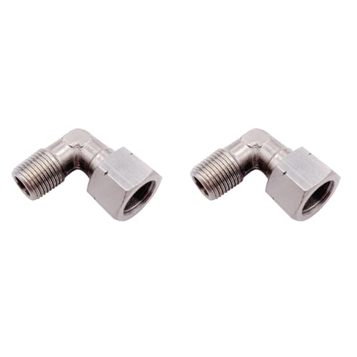 Temperature Tolerant Swivels Elbow 1 / 8NPT Connects Suitable for Air Conditioning Industrial Fluids Transfer with Durability Pipe Adapter