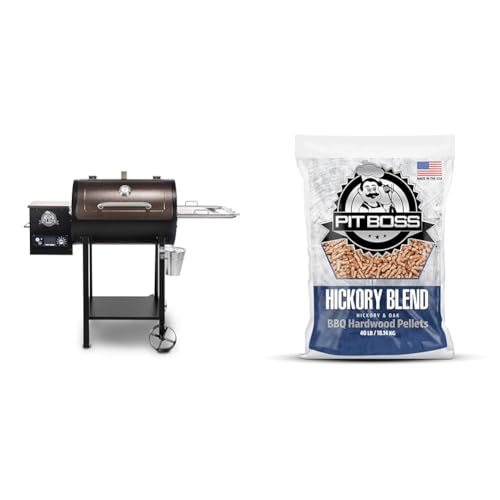Pit Boss 440 Wood Pellet Grill Bundle with 40 lb Hickory Pellets