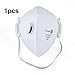 Produktbild FFP3 N95 Maske Anti Pollution, mit Schichten Ventilfilter 98% Bakterien Anti PM2.5 Lungenentzündung Influenza Schutz Staubverschmutzung Maske Unisex Outdoor, Schnelle Lieferung (1 Stück)