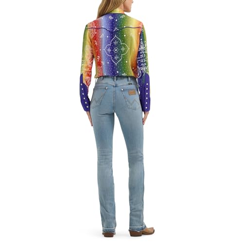 Wrangler Women's x Lainey Wilson Boot Hugger, Sky Wash3