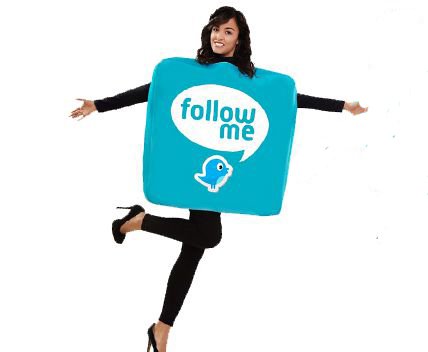 Disfraz de Icono Red Social Follow Me para adultos