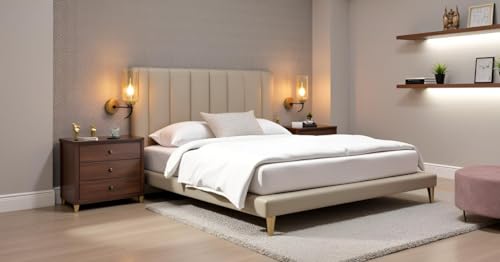 Image of Avior Modern Wall Lamps for Bedroom, Living Room, Restaurant Decoration Wall Light, Cafe Lamps and Wall Lights for Gallery (Metal & Glass)