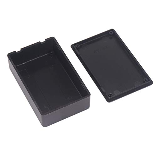 Zulkit 5Pcs Project Boxes Abs Plastic Electrical Project Case Power Junction Box Black 3.15 X 1.97 X 1.02 Inch (80 X 50 X 26 Mm) #TOP4
