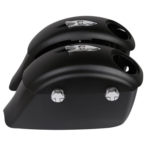 Tapa de alforja rígida West River color negro mate para Indian Chief (2014-2020), Chieftain (2014-2020), Roadmaster (2015-2023) y Springfield (2016-2023) miniatura 2