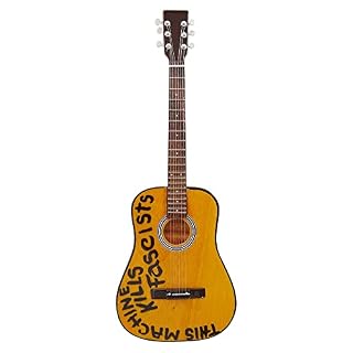 Woody Guthrie Axman Réplique de guitare miniature - Les Beatles, Paul McCartney, John Lennon, RIngo Starr, George Harrison Woody Guthrie Axman Réplique de guitare miniature – Image 2