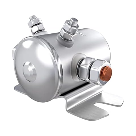 Zhushan 36 Volt Continuous Duty Solenoid Relay, 4 Terminal EZGO Electric Golf Car Relay Replaces # 70-120224,11761-G1, 27855-G01, 27855-G02,31680-G1,11761G1 Cover