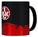 1. FC Kaiserslautern 1. FCK Tasse Becher Kaffeetasse ** Metallic Skyline **