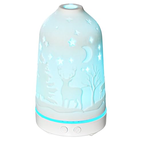 Difusor de Aroma y Humidificador 2 en 1 100ml LED miniatura 1