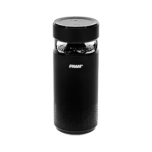 FRAM Portable Air Purifier with H13 HEPA Filtration and UV-C LED Sterilization | Cordless Design for Home, Vehicles, Work, and Travel | Cleans Air of Dust, Smoke, and Other Contaminants | CAP30100