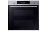 Samsung Series 4 Dual Cook Flex Smart Oven with Pyrolytic Cleaning, Colour: Stainless Steel, NV7B45305AS