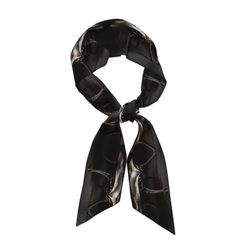 JKDGOJ Foulard en satin pour femme avec imprimé table basse