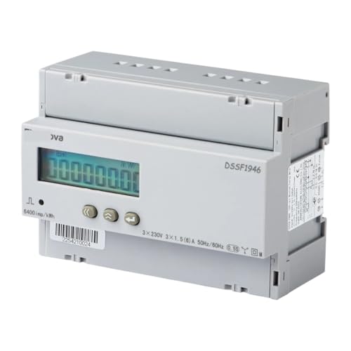 Multi-Rate Energy Power Kwh Meter, 3 Phase RS485 Modbus Din Rail Digital LCD Multimeter, Electricity Consuption DSSF1946(Input via CT)