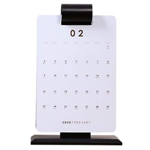 Podazz Desk Calendar 2020 Monthly Desk Desk-Top Flip Calendar Stand Up Office Table Planner Date Notepad For Classroom Family Or Business Office(B)