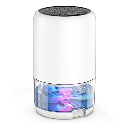 Dehumidifier for Bathroom Bedroom Closet and RV, Portable Small Space