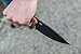 Tops Knives Cut 4.0 Full Tang Fixed Blade-Black Traction Coating Blade Finish-Black Kydex Sheath w/Beta Loop (Tan Canvas Micarta Handle)