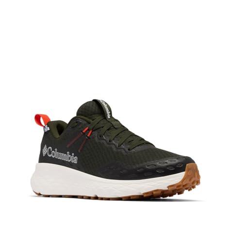 Columbia Men's Konos TRS Outdry, Waterproof Low Rise Trekking and Hiking Shoes, Greenscape/Red...