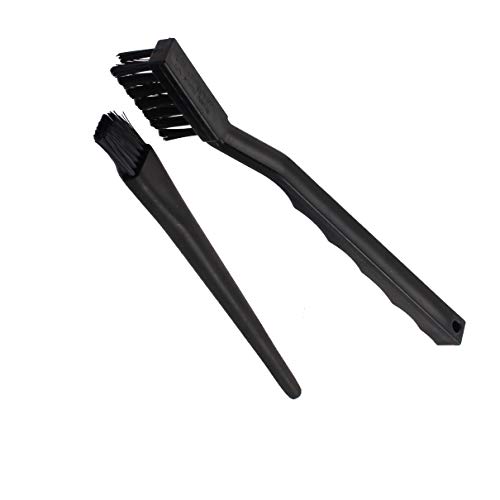 Aexit 2PCS Black Audio Cables Good Performance Conductive Ground ESD Anti Static Fiber Optic Cables Brush Kit