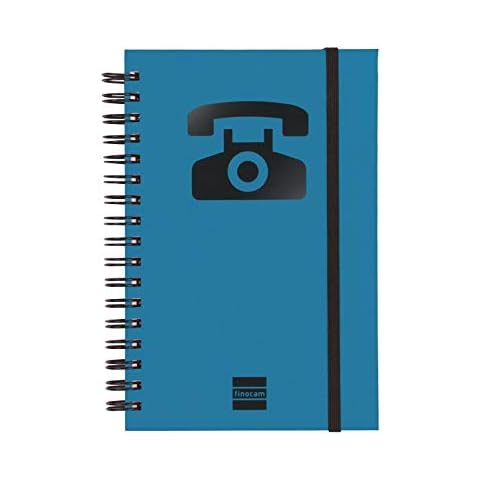 Finocam 8510510 Telefon-Adressbuch mit Spiralbindung Cover