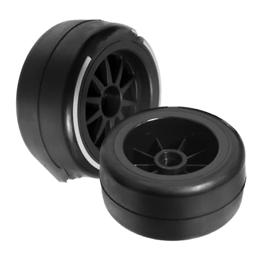 4 pneus de course Tamiya F1 1/10 de 60mm conçus pour la modification