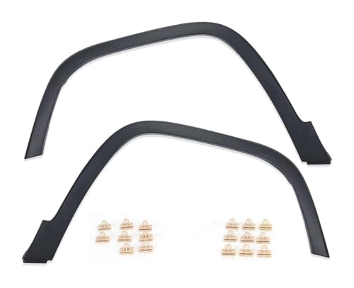 Élargisseurs ailes avant Jeep Cherokee KL moulure noire pour route et chemins