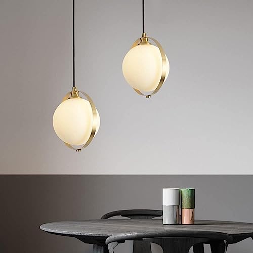 Lámpara colgante de cristal moderna para techo de comedor e isla de cocina 5